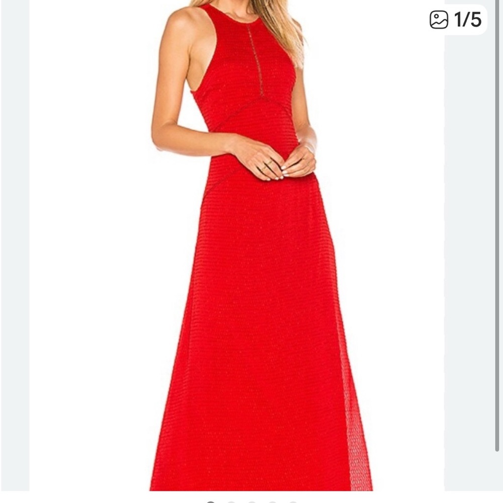 House of Harlow 1960 Vibrant Red Maxi Dress